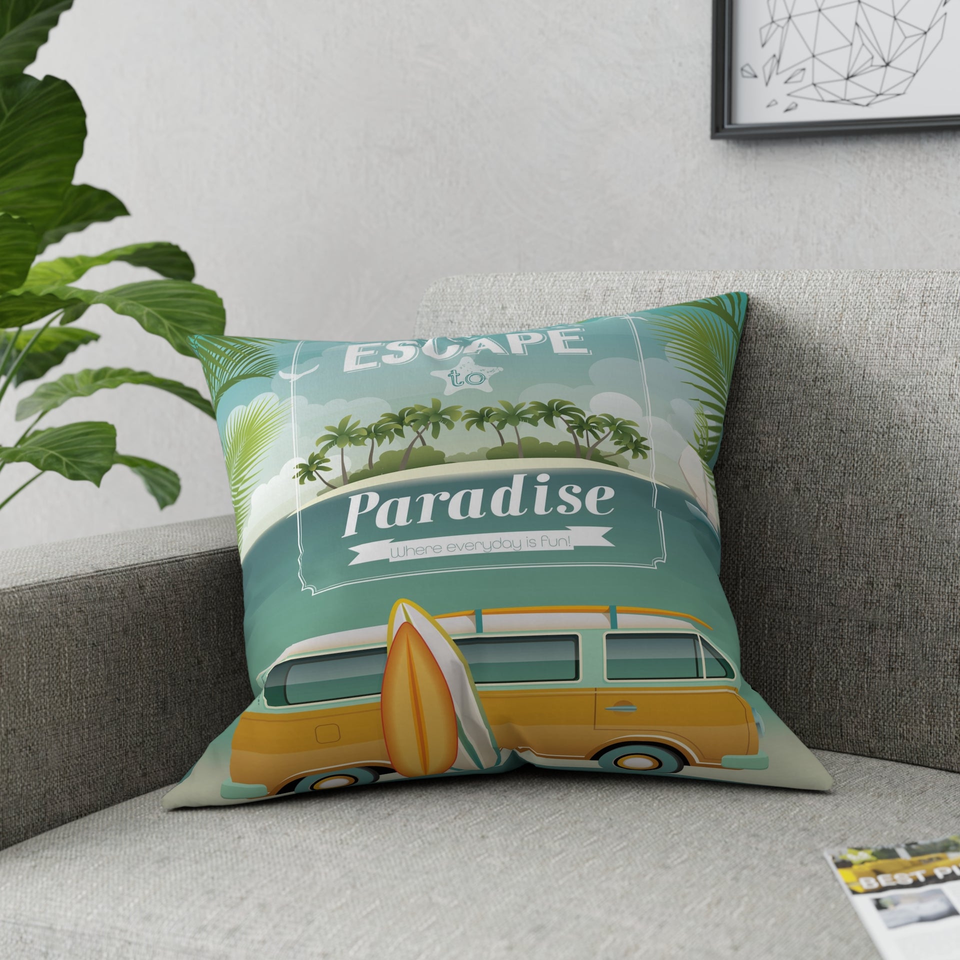 Escape To Paradise Pillow
