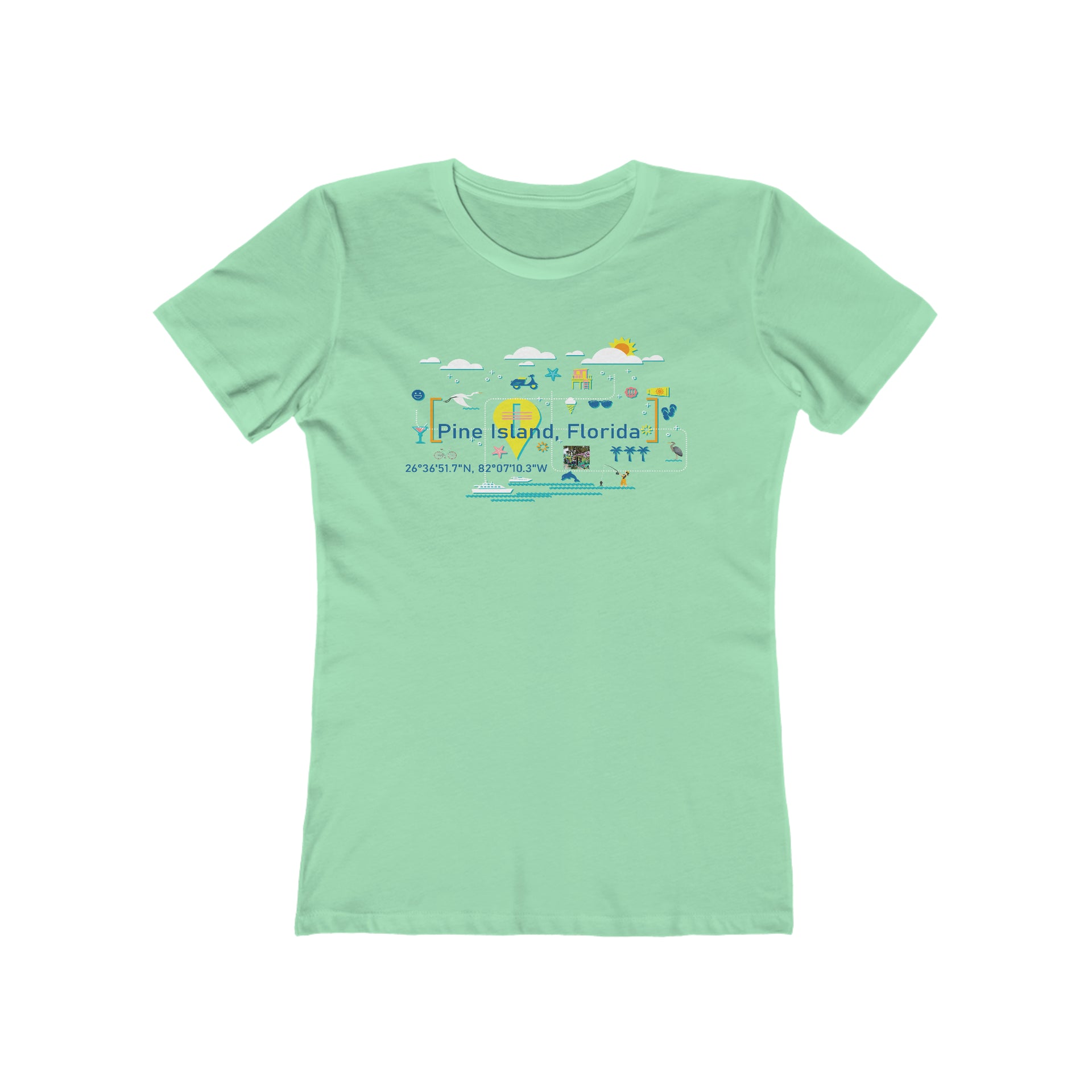 Pine Island Florida - Boyfriend T-Shirt