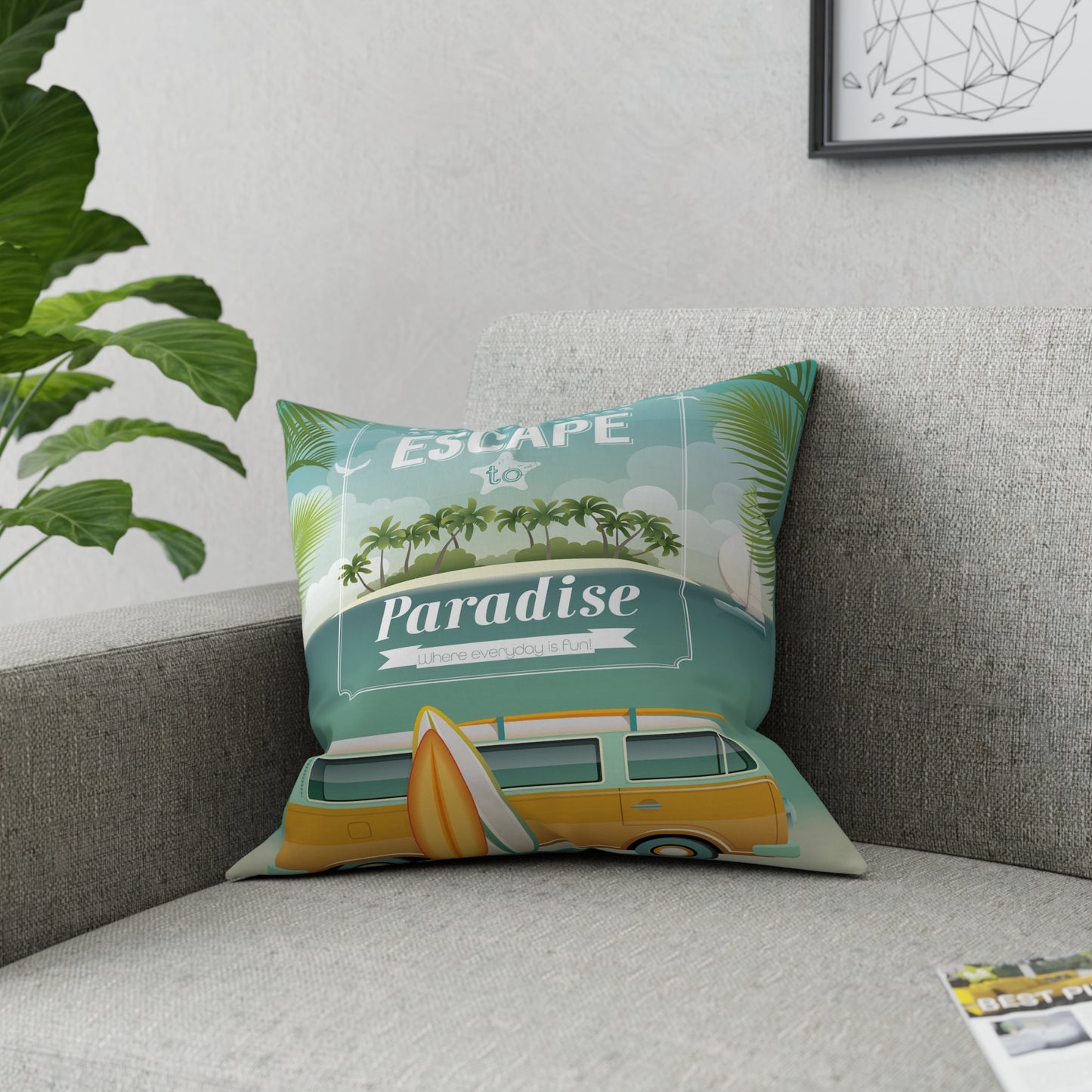 Escape To Paradise Pillow